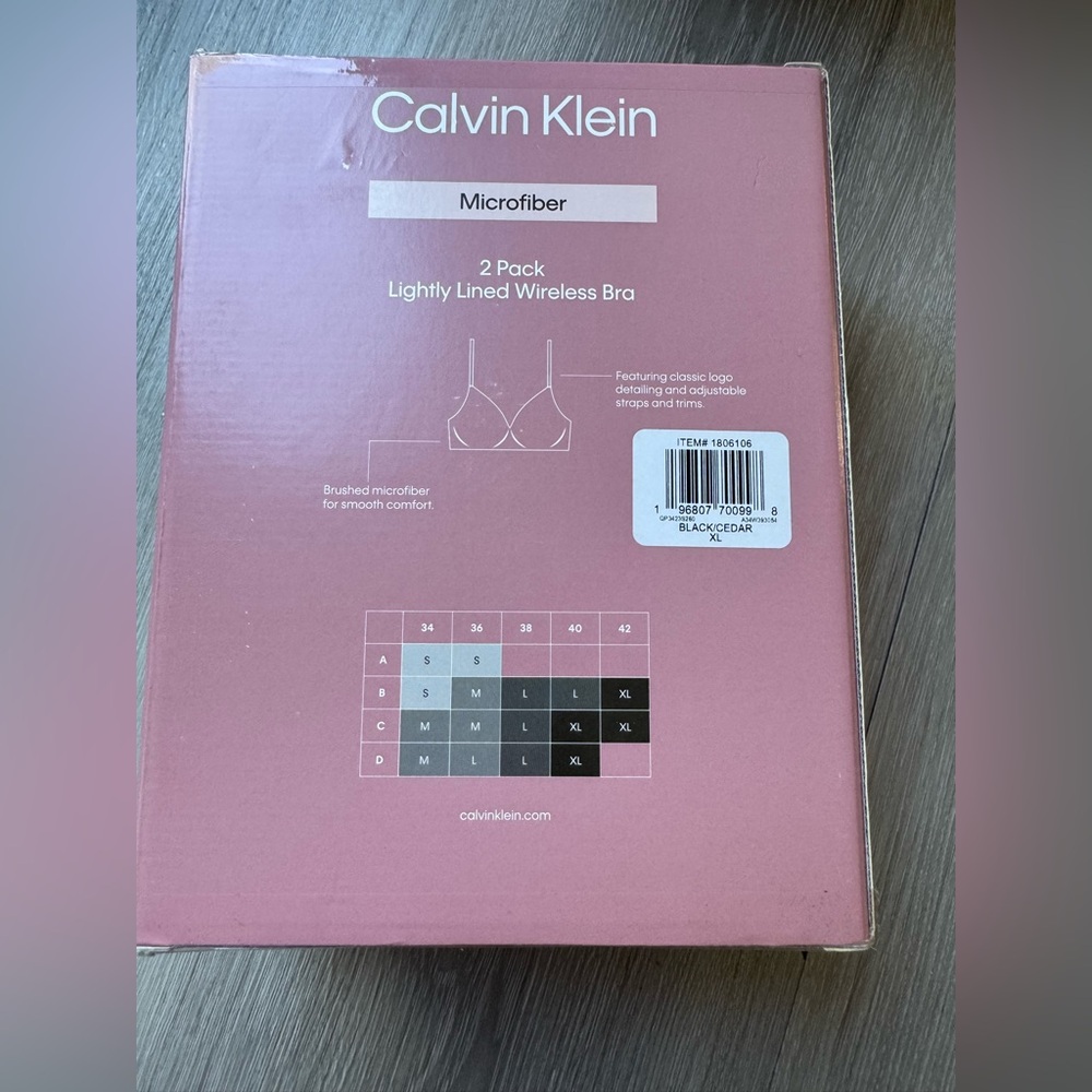 Calvin Klein Lightly Lined Wireless Microfiber Br… - image 3